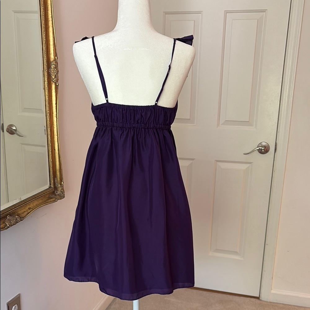 Purple Ruffle Dress - Picture 3 of 6